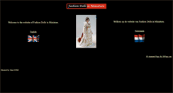 Desktop Screenshot of dollsinminiature.com